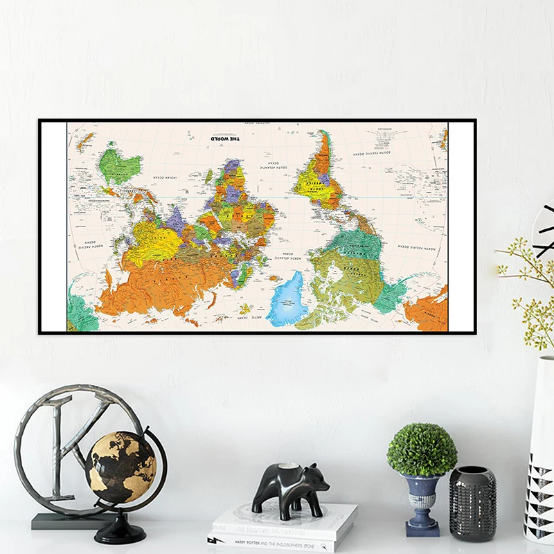 120x60cm Regular Map Without Country Flag Background Canvas World Map Wall Decor Classroom and School Supplies
120x60cm Regular Map Without Country Flag Background Canvas World Map Wall Decor Classroom and School Supplies