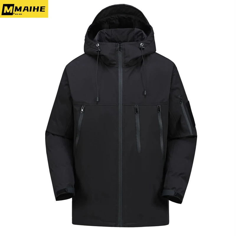Techwear Down Jacket Men's New Winter Windproof Waterproof White Duck Down Mountain Climbing Coat Brand Casual Men's Hooded Coat
Techwear Down Jacket Men's New Winter Windproof Waterproof White Duck Down Mountain Climbing Coat Brand Casual Men's Hooded Coat