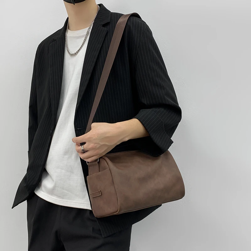 LEBSGE Fashion Men's High Quality Pu Leather Crossbody Bags Leisure Backpack Commuter Bags Leather Single Shoulder Bags for Men
LEBSGE Fashion Men's High Quality Pu Leather Crossbody Bags Leisure Backpack Commuter Bags Leather Single Shoulder Bags for Men