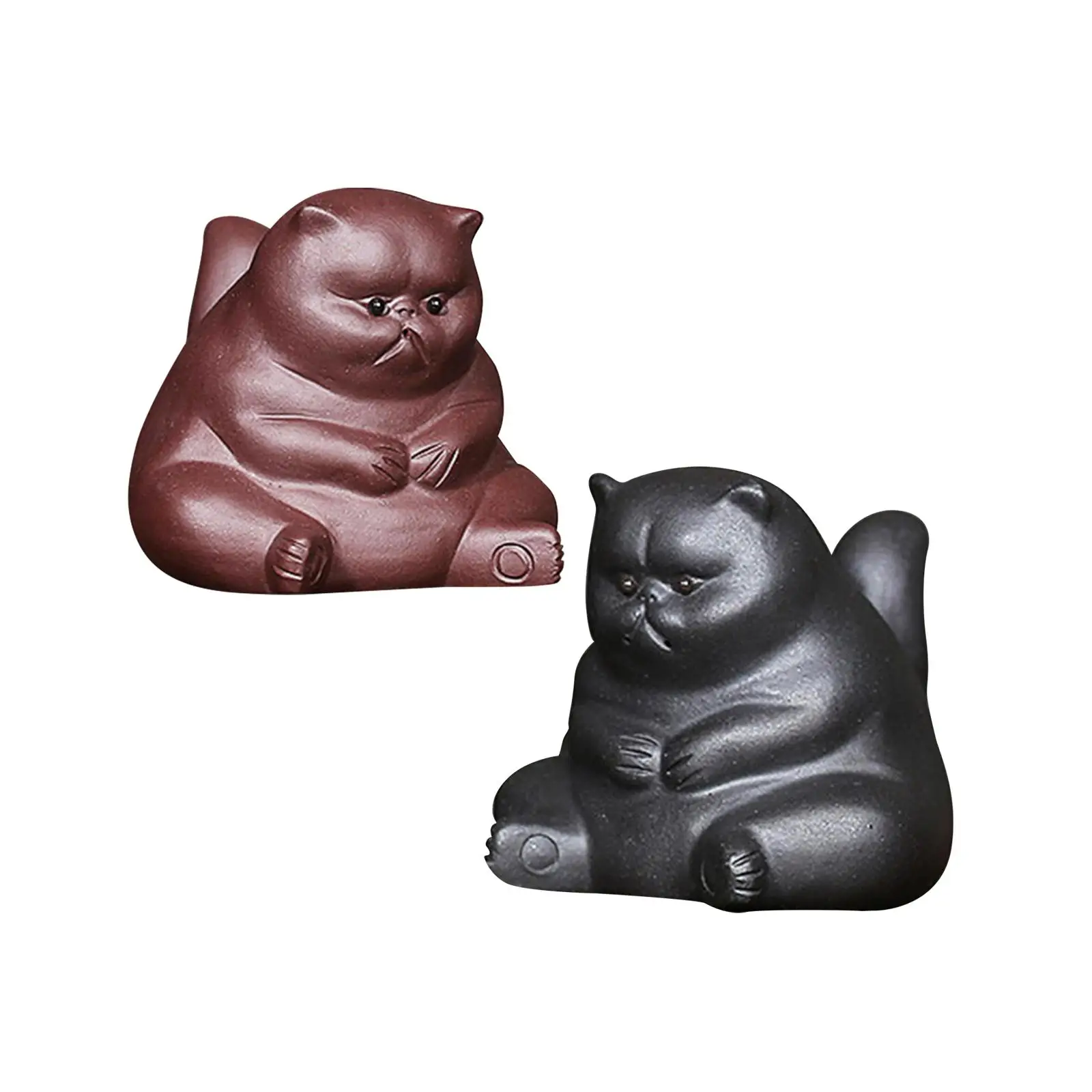 Kitty Sculpture Table Centerpieces Mini Cat Statue Miniature Kitten Figurines Purple Clay Tea Pet for Outdoor Tearoom Dorm Car
Kitty Sculpture Table Centerpieces Mini Cat Statue Miniature Kitten Figurines Purple Clay Tea Pet for Outdoor Tearoom Dorm Car