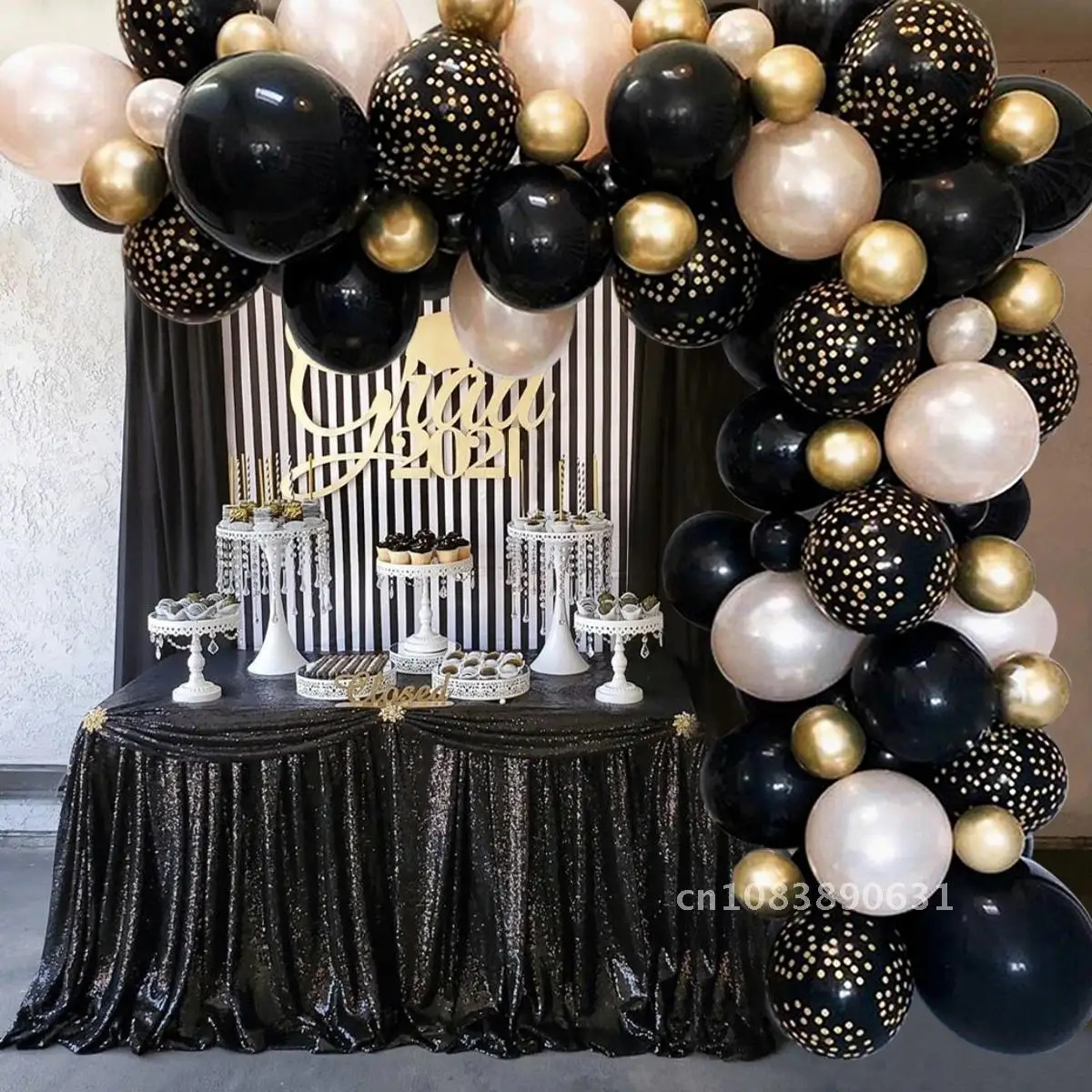 Balloon Garland Arch Black Gold Happy Birthday Party Decoration Kids Graduation Party Latex Balloon Wedding Birthday Decor
Balloon Garland Arch Black Gold Happy Birthday Party Decoration Kids Graduation Party Latex Balloon Wedding Birthday Decor