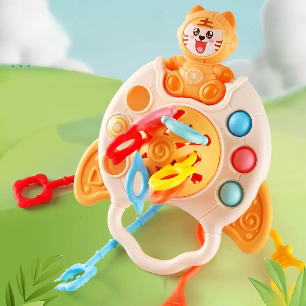 

Astronaut Baby Pull String Toy Early Educational Tiger Develops Cognitive Montessori Sensory Toys Animal Teething Toy Kids