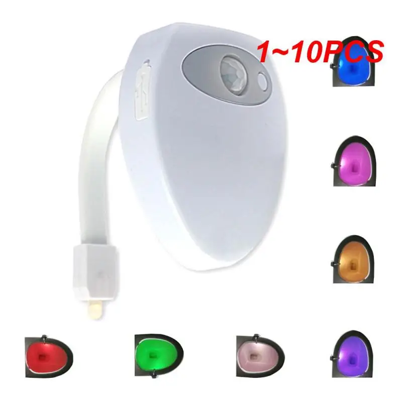 1~10PCS Motion Sensor Toilet Lights USB LED Colors Rechargeble Waterproof for Tiolet Bowl WC Luminaria Lamp For Bathroom
1~10PCS Motion Sensor Toilet Lights USB LED Colors Rechargeble Waterproof for Tiolet Bowl WC Luminaria Lamp For Bathroom