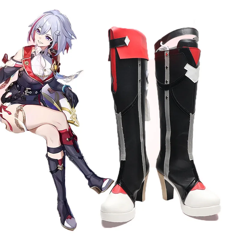 

Anime Honkai Star Rail Topaz Cosplay Boots Comic Game Role Play for Women Men Party Halloween Cosplay Costume Props