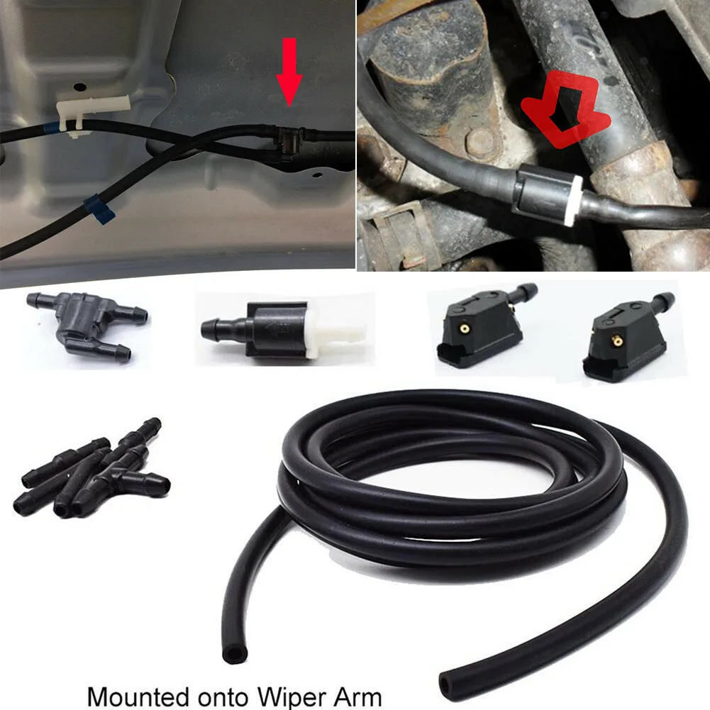 Adjustable Valve Wiper Washer Jet Hose Tube Nozzle Pipe Rubber W/ 2 Check Valve Universal 2m Durable Hot Reusable
Adjustable Valve Wiper Washer Jet Hose Tube Nozzle Pipe Rubber W/ 2 Check Valve Universal 2m Durable Hot Reusable