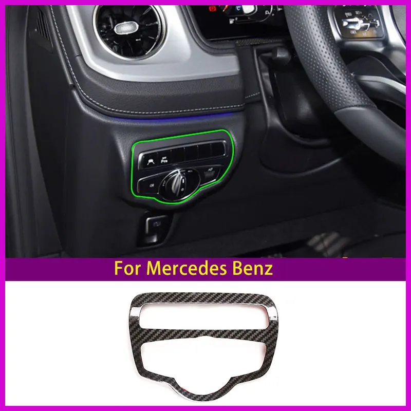 Car Headlight Switch Panel Decorative Frame For Mercedes-Benz Real Carbon Fiber Auto Modification Accessories Internal
Car Headlight Switch Panel Decorative Frame For Mercedes-Benz Real Carbon Fiber Auto Modification Accessories Internal