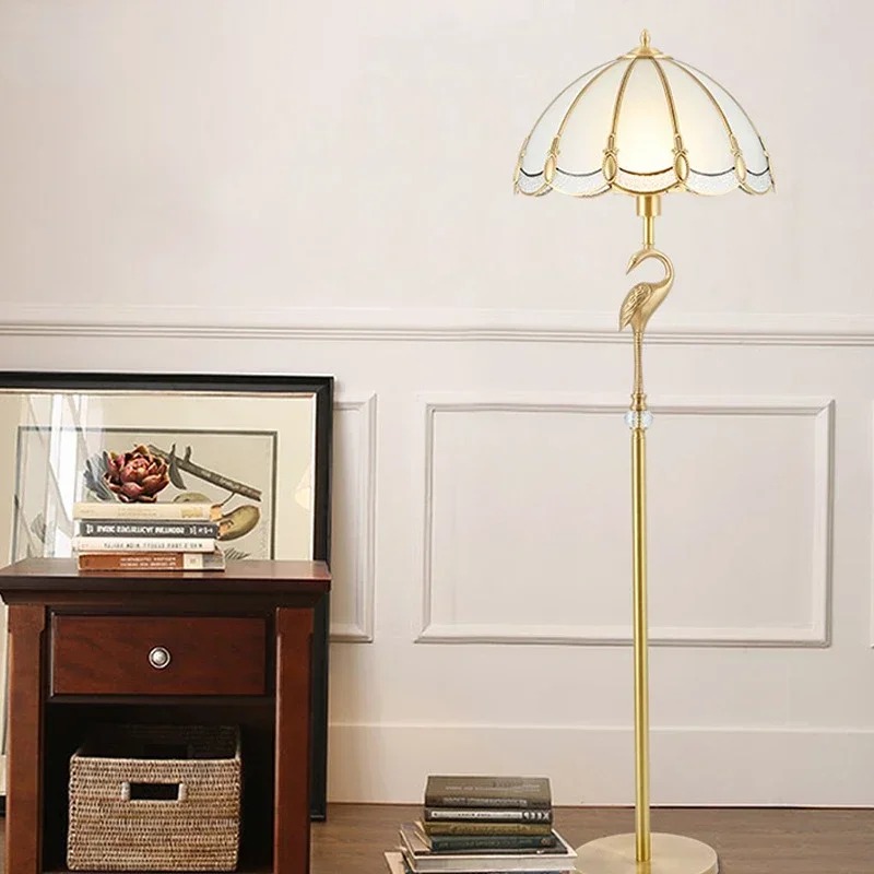 American Style Villa Living Room Copper Floor Lamp European Style Grand Hall Dining Room Bedroom Table Lamp Retro Room Bedside
American Style Villa Living Room Copper Floor Lamp European Style Grand Hall Dining Room Bedroom Table Lamp Retro Room Bedside