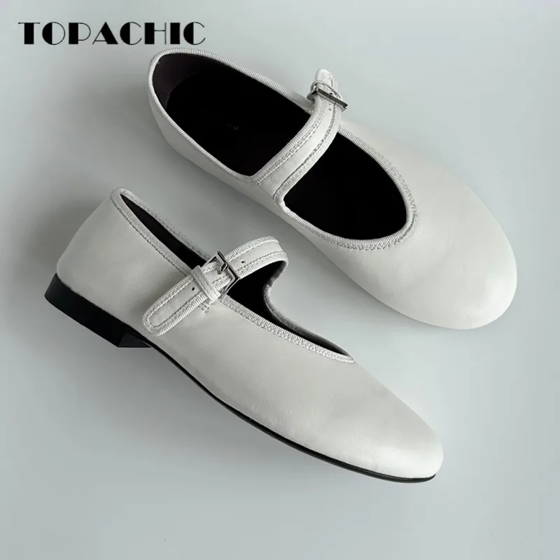 9.13 TOPACHIC Women's Fashion New Round Toe Mary Janes Pumps Buckle Strap Shallow Soft Sheepskin Shoes
9.13 TOPACHIC Women's Fashion New Round Toe Mary Janes Pumps Buckle Strap Shallow Soft Sheepskin Shoes