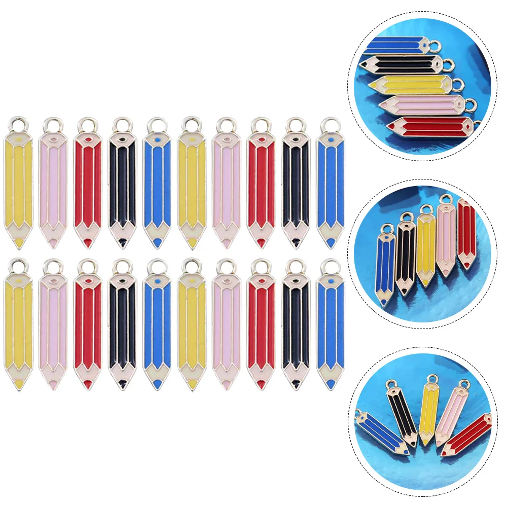 50 Pcs Colored Crayon Pendant Pencil Jewelry Charms for Necklace Making Shaped & Crafts Supplies Earring Pencils Bracelet
50 Pcs Colored Crayon Pendant Pencil Jewelry Charms for Necklace Making Shaped & Crafts Supplies Earring Pencils Bracelet