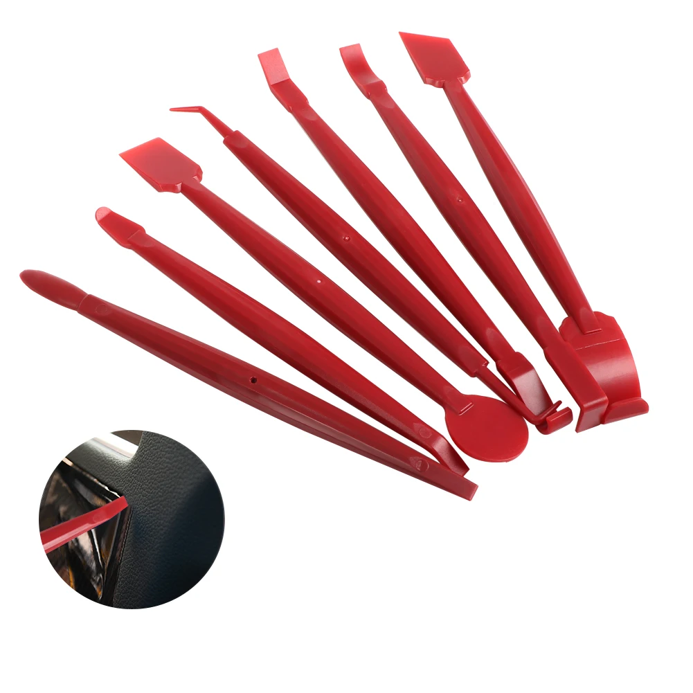 7Pcs Car Wrap Vinyl Scrapers 3D Carbon Fiber Decal Film Micro Squeegee Felt Kit Wrap Vinyl Tools Red Universal Car Accessories
7Pcs Car Wrap Vinyl Scrapers 3D Carbon Fiber Decal Film Micro Squeegee Felt Kit Wrap Vinyl Tools Red Universal Car Accessories