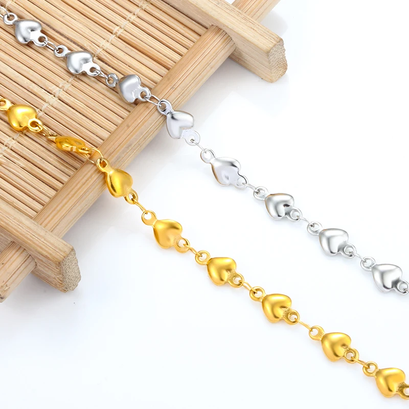 Stainless Steel Heart Chains For Jewelry Making Supplies DIY Charm Gold Necklace Bracelet Clothes Accessories Aesthetic Findings
Stainless Steel Heart Chains For Jewelry Making Supplies DIY Charm Gold Necklace Bracelet Clothes Accessories Aesthetic Findings