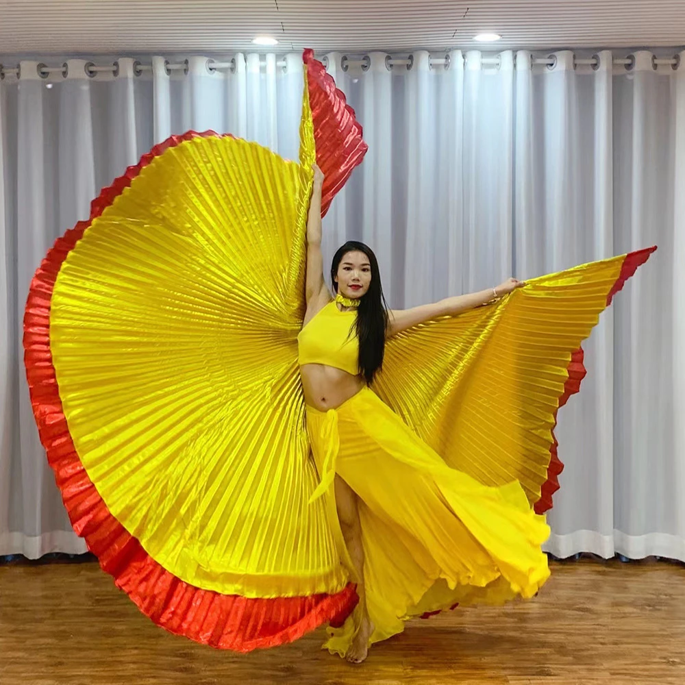 Egyptian Belly Dance Wings Carnivals Festivals Cosplay Fairy Wings New Style Double Color Dance Wings with Sticks
Egyptian Belly Dance Wings Carnivals Festivals Cosplay Fairy Wings New Style Double Color Dance Wings with Sticks