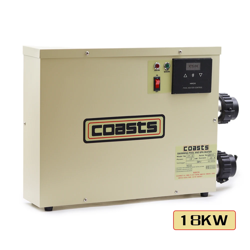 18kw Water Heater For Swimming Pool & Bathtube Thermostat 110V/220v/380v Brand New Waterproof touch screen
18kw Water Heater For Swimming Pool & Bathtube Thermostat 110V/220v/380v Brand New Waterproof touch screen