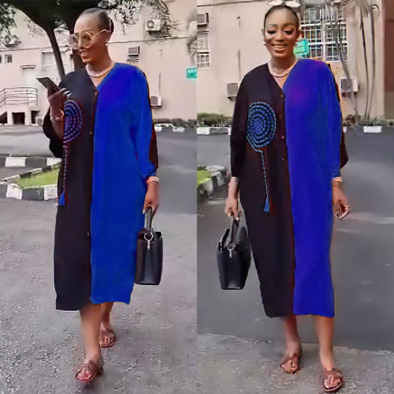 Elegant African Dresses For Women 2023 Dashiki Summer Autumn Maxi Dress Ladies Traditional African Clothing Fairy Dreaes
Elegant African Dresses For Women 2023 Dashiki Summer Autumn Maxi Dress Ladies Traditional African Clothing Fairy Dreaes