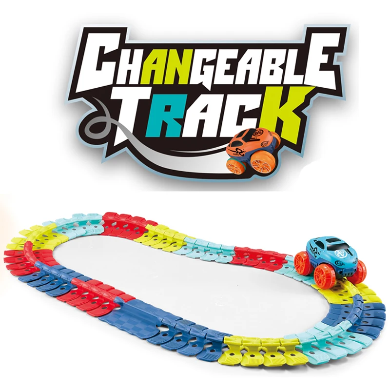 Racing Car Toy Variable Track With LED Luminous Flexible Assembly Track Car Small Train Toy DIY Flip Light
Racing Car Toy Variable Track With LED Luminous Flexible Assembly Track Car Small Train Toy DIY Flip Light