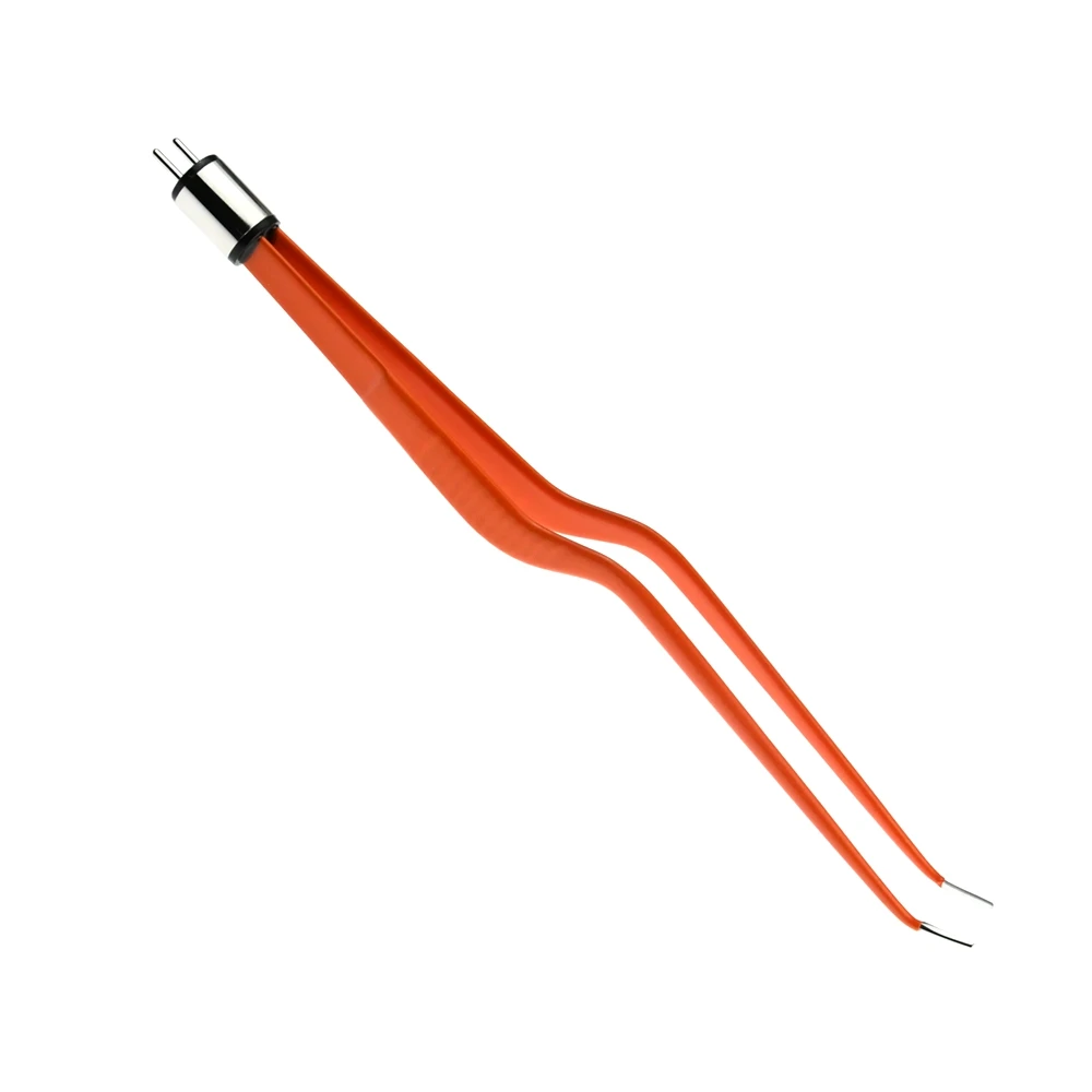 Reusable Bipolar tweezers Forcep,AHA Orange nylon coated,Electrocoagulation Tweezers Electrode Connection Surgical tool
Reusable Bipolar tweezers Forcep,AHA Orange nylon coated,Electrocoagulation Tweezers Electrode Connection Surgical tool