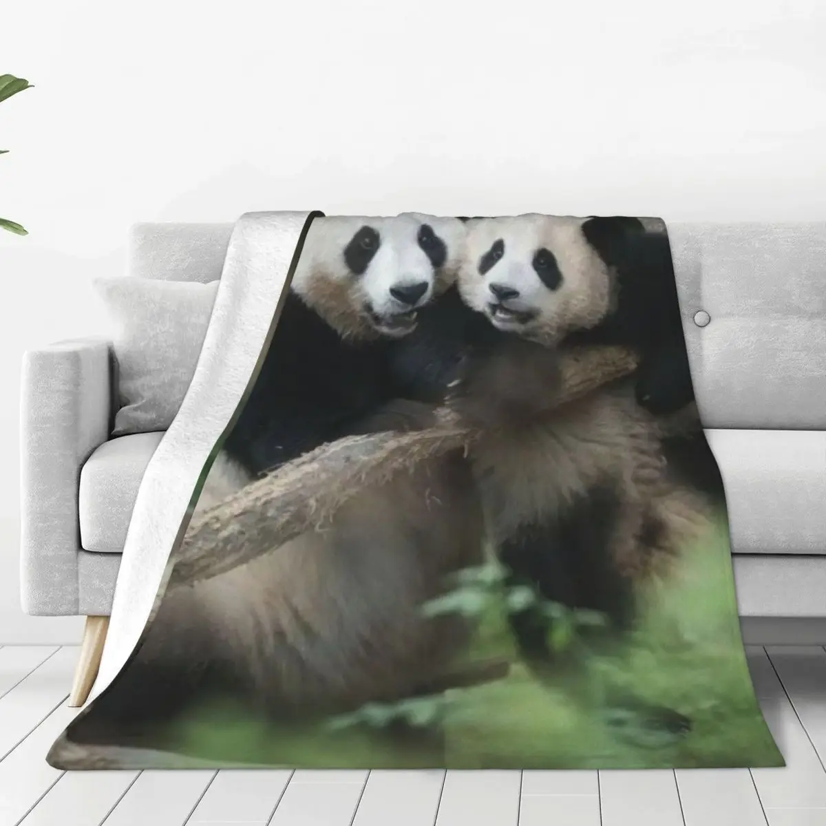 Fu Bao Fubao Panda Animal Blanket Winter Warmth All-Season Comfort Throw Blankets for Luxury Bedding Affordable 
Fu Bao Fubao Panda Animal Blanket Winter Warmth All-Season Comfort Throw Blankets for Luxury Bedding Affordable