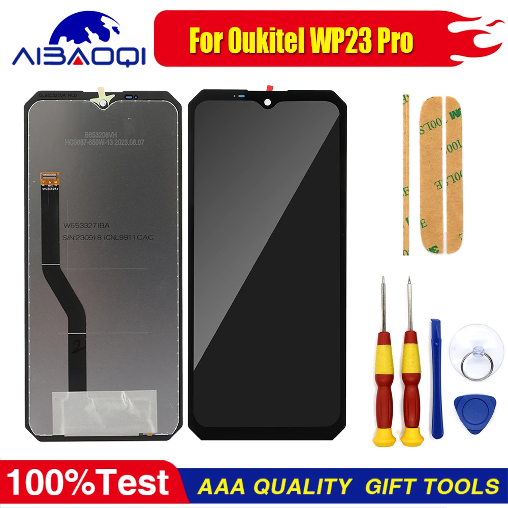 XUNQIYI 100% New Original Touch Screen LCD Display For Oukitel WP23 Pro Phone Replacement Parts Disassemble Tool
XUNQIYI 100% New Original Touch Screen LCD Display For Oukitel WP23 Pro Phone Replacement Parts Disassemble Tool