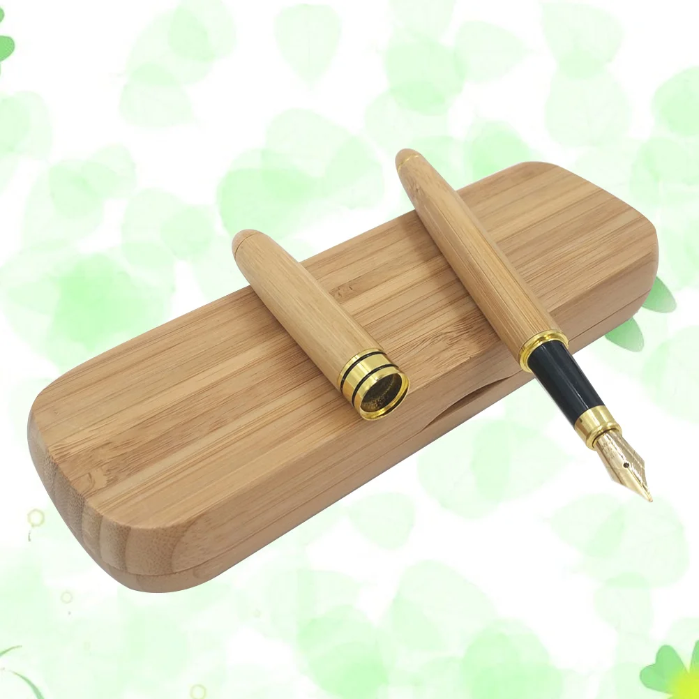 Bamboo Fountain Pen with Gift Case for Signature Calligraphy Birthday Father's Day Anniversary Gift
Bamboo Fountain Pen with Gift Case for Signature Calligraphy Birthday Father's Day Anniversary Gift