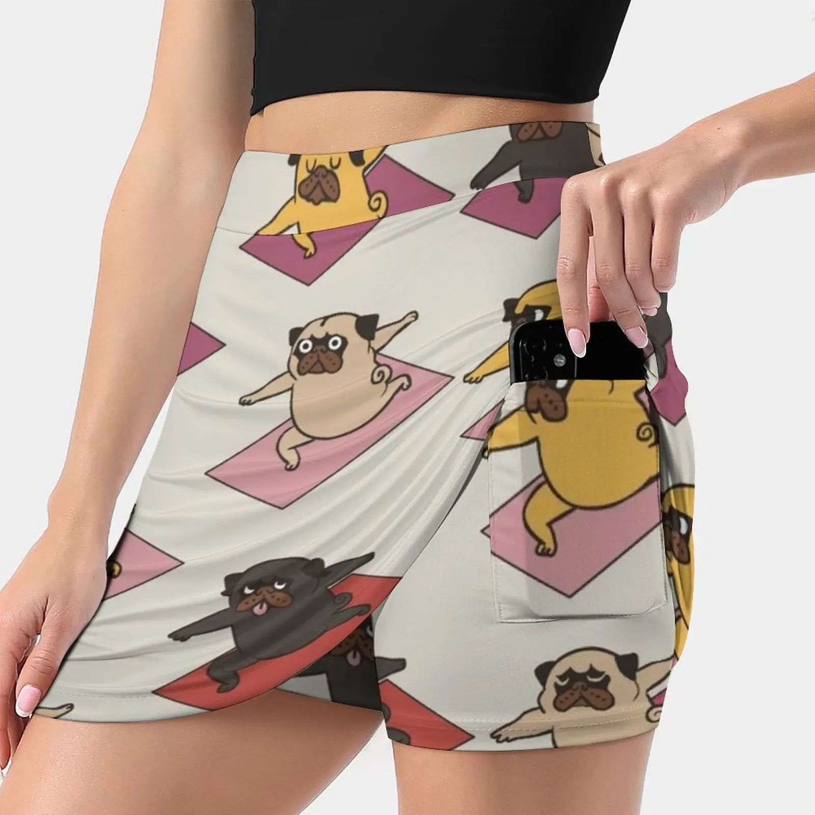Pugs Warrior Women's skirt With Hide Pocket Tennis Skirt Golf Skirts Badminton Skirts Running skirts Pug Yoga Fitness Warrior
Pugs Warrior Women's skirt With Hide Pocket Tennis Skirt Golf Skirts Badminton Skirts Running skirts Pug Yoga Fitness Warrior