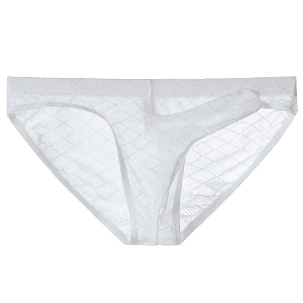 Men Mesh Panties T Back Pouch Elephant Nose Underwear Sexy Low Waist Panties Lattice G-String Briefs Thong See-Through Underpant
Men Mesh Panties T Back Pouch Elephant Nose Underwear Sexy Low Waist Panties Lattice G-String Briefs Thong See-Through Underpant