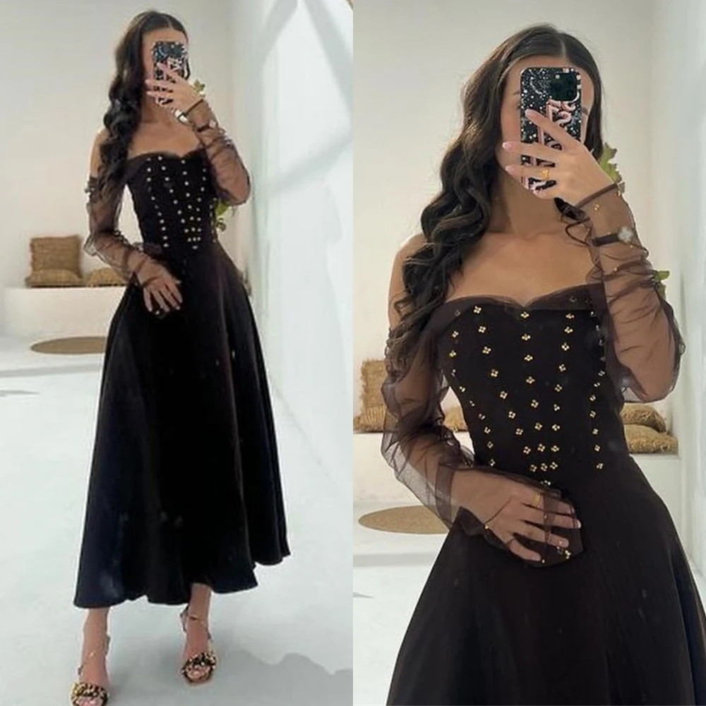 Exquisite high quality Sweetheart Mermaid Anke length Prom Dresses Paillette Tulle Taffeta Evening vestidos de gala
Exquisite high quality Sweetheart Mermaid Anke length Prom Dresses Paillette Tulle Taffeta Evening vestidos de gala