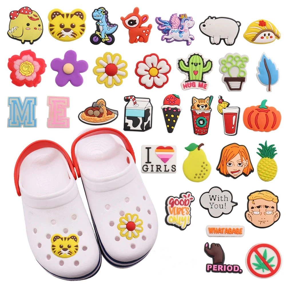 1Pcs Tiger Milk Pear Flower PVC Pumpkin Cactus Garden Shoes Buckle Decorations DIY Children Popular Wristband
1Pcs Tiger Milk Pear Flower PVC Pumpkin Cactus Garden Shoes Buckle Decorations DIY Children Popular Wristband