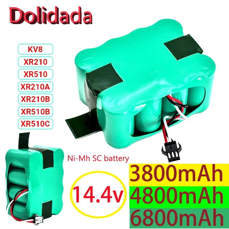 NEUE 14,4 V Ni-Mh SC Batterie 6800mAhmAh Für KV8 XR210 XR510 XR210A XR210B XR510B XR510C Staubsauger Kehr Roboter
NEUE 14,4 V Ni-Mh SC Batterie 6800mAhmAh Für KV8 XR210 XR510 XR210A XR210B XR510B XR510C Staubsauger Kehr Roboter