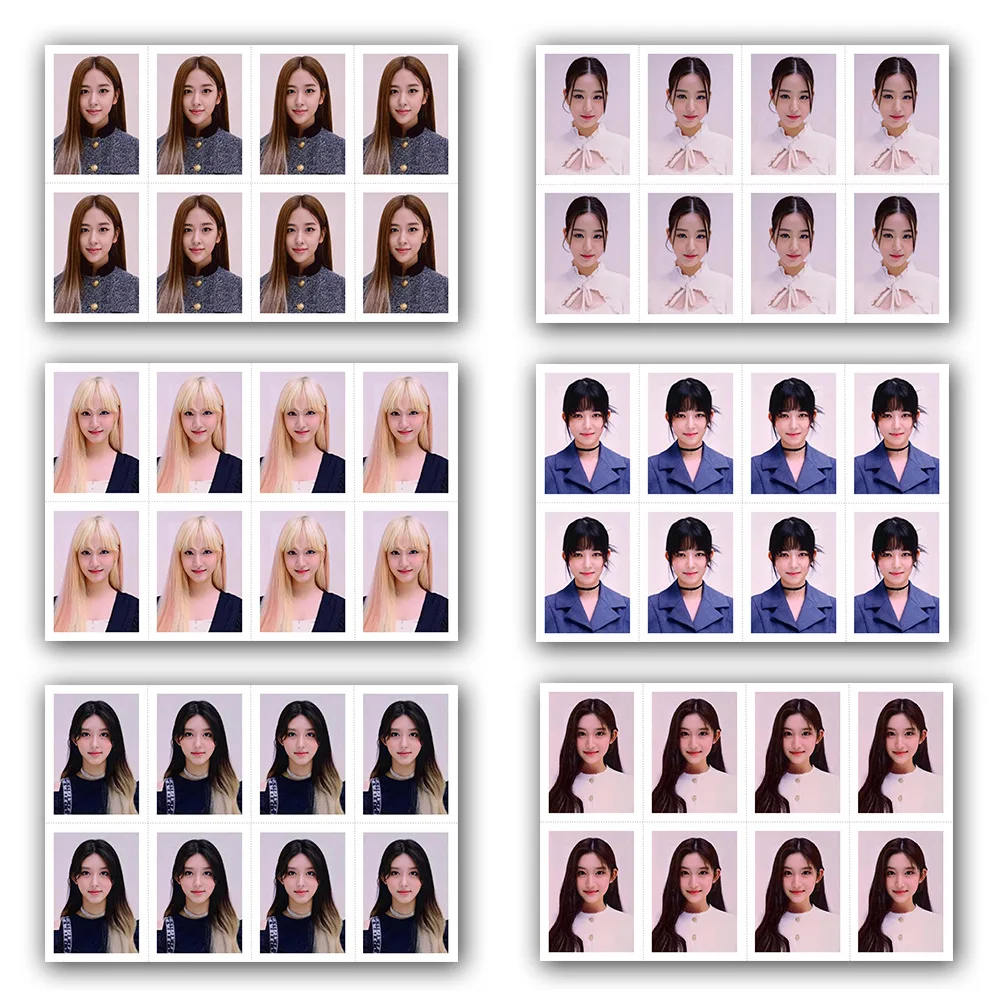 

Kpop IVE High Quality Definition RC Photo Paper One Inch ID Card YUJIN GAEUL LIZ LEESEO REI WonYoung For Fans Collection Gifts