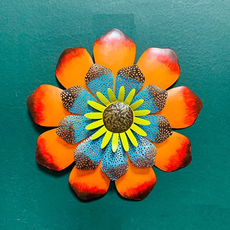 American Garden Porch Wall Pendant Outdoor Iron Flower Creative Home Wall Decoration Sun Flower Kindergarten Decoration
American Garden Porch Wall Pendant Outdoor Iron Flower Creative Home Wall Decoration Sun Flower Kindergarten Decoration