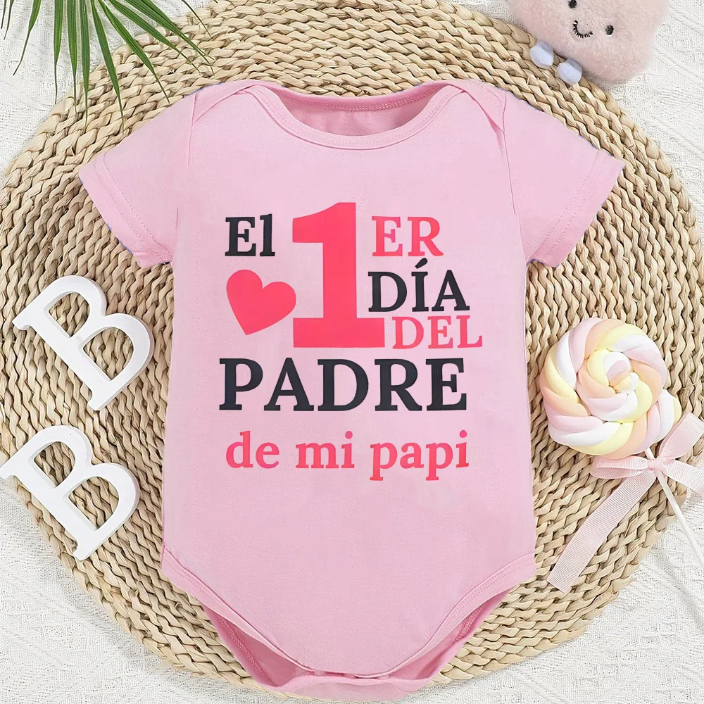 My First Father's Day Infant Romper Balloon Pattern Print Newborn Bodysuit Girl Boy Baby Jumpsuit Festival Babys Clothing
My First Father's Day Infant Romper Balloon Pattern Print Newborn Bodysuit Girl Boy Baby Jumpsuit Festival Babys Clothing