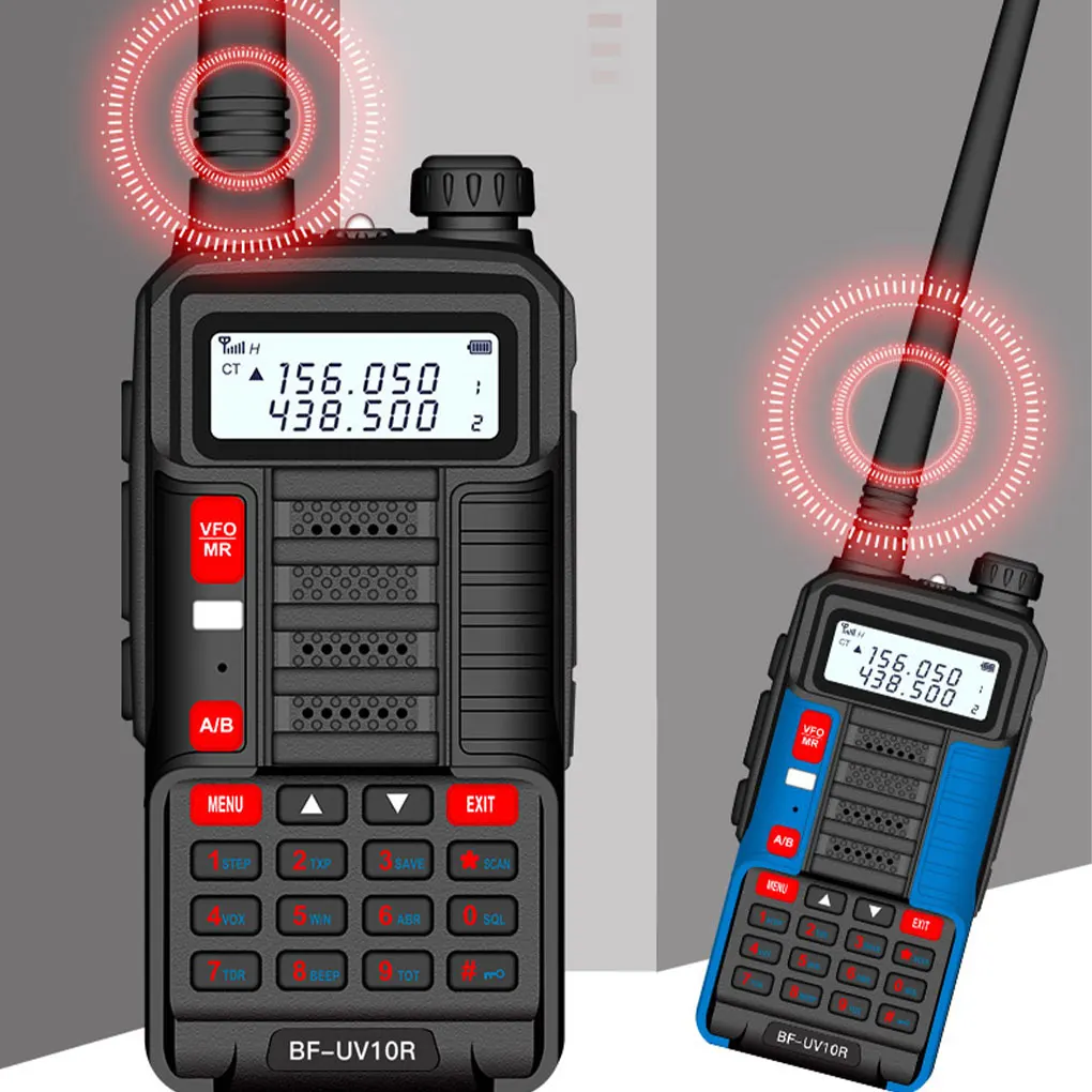 

Baofeng UV 10R Professional Walkie Talkies High Power 5km-10km Dual Band 2 way CB Ham Radio hf Transceiver VHF UHF BF UV-10R