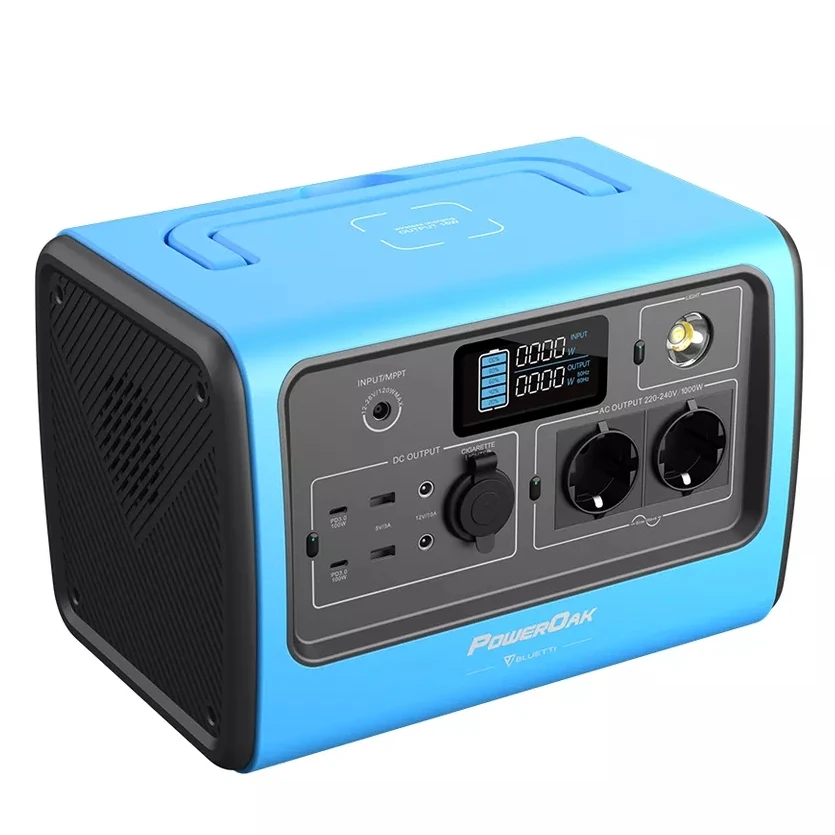 1000W Backup Portable power station Generator EB70 Solar Power Station Inverter UPS 720Wh LiFePO4 Battery Power Supply
1000W Backup Portable power station Generator EB70 Solar Power Station Inverter UPS 720Wh LiFePO4 Battery Power Supply
