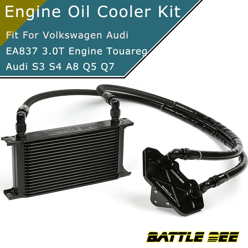 Engine Oil Filter Sandwich Plate Adapter Radiator Engine Oil Cooler Kit For VAG Audi S3 S4 3.0T EA837 Volkswagen Series Touareg
Engine Oil Filter Sandwich Plate Adapter Radiator Engine Oil Cooler Kit For VAG Audi S3 S4 3.0T EA837 Volkswagen Series Touareg