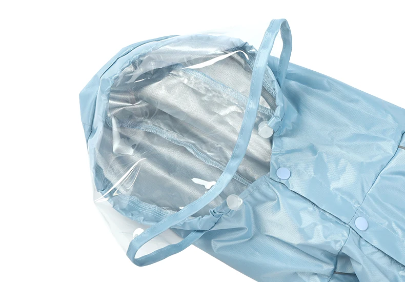 Full Body Raincoat With Hood And Tail For Large Dogs Full Body Raincoat With Hood And Tail For Large Dogs