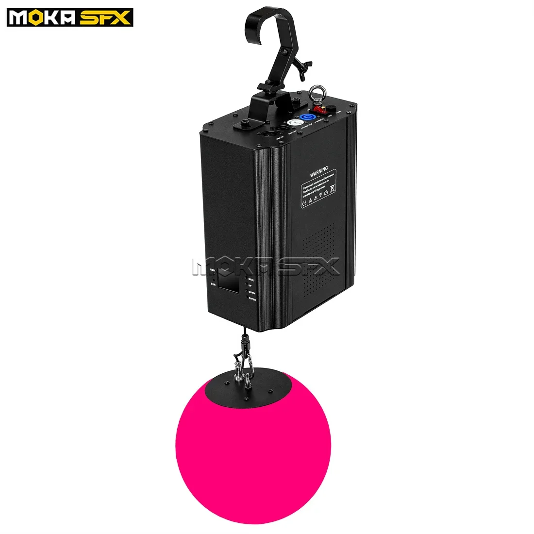 MOKA SFX RGB Colorful LED Lifting Ball Dmx Control Winch Led Ball LED Effect Light Indoor Decoration Disco Bar Kinetic Ball
MOKA SFX RGB Colorful LED Lifting Ball Dmx Control Winch Led Ball LED Effect Light Indoor Decoration Disco Bar Kinetic Ball