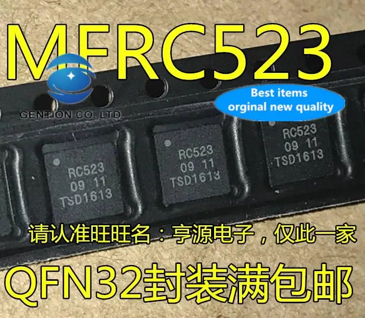 10 шт., 100% оригинальная новая модель телефона MFRC523 QFN32, чип считывателя радиочастотных карт RC523 can
10 шт., 100% оригинальная новая модель телефона MFRC523 QFN32, чип считывателя радиочастотных карт RC523 can