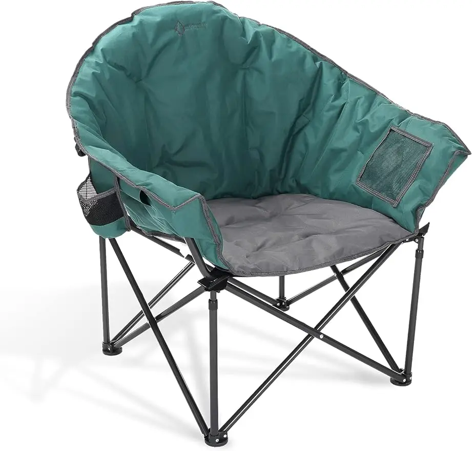 Oversized heavy duty club folding camping chair with external pocket, cup holder, portable, padded, moon, carrying bag
Oversized heavy duty club folding camping chair with external pocket, cup holder, portable, padded, moon, carrying bag