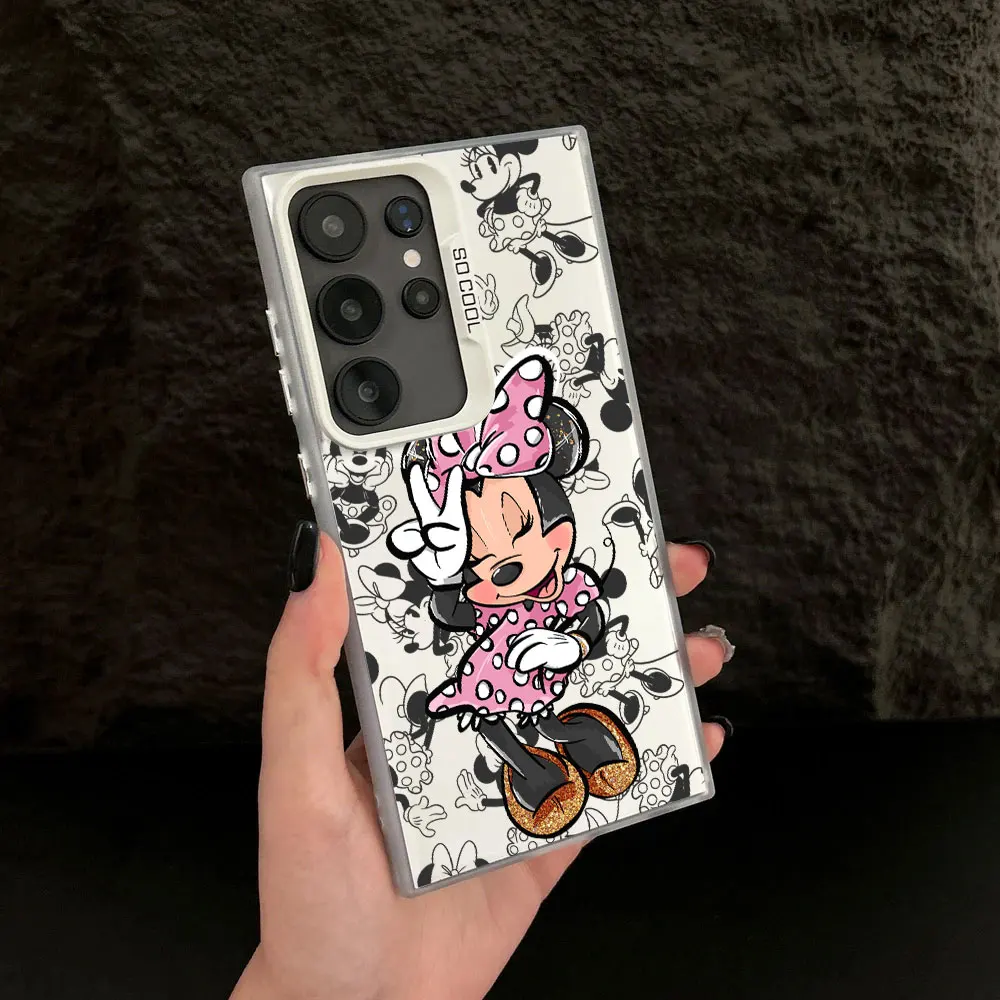 S25 Case For Samsung S25 S24 Ultra Carcasa For Galaxy S23 S22 S21 FE S20 Ultra Plus Disneys Minnie Mouse Shockproof Phone Cover S25 Case For Samsung S25 S24 Ultra Carcasa For Galaxy S23 S22 S21 FE S20 Ultra Plus Disneys Minnie Mouse Shockproof Phone Cover