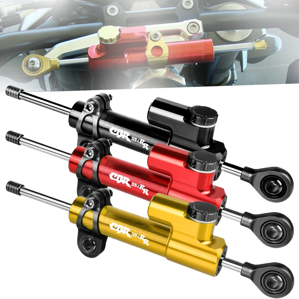 For Honda CBR954RR CBR 954 RR 954RR 2002 2003 CNC Universal Aluminum Motorcycle Damper Steering Stabilize Safety Control
For Honda CBR954RR CBR 954 RR 954RR 2002 2003 CNC Universal Aluminum Motorcycle Damper Steering Stabilize Safety Control