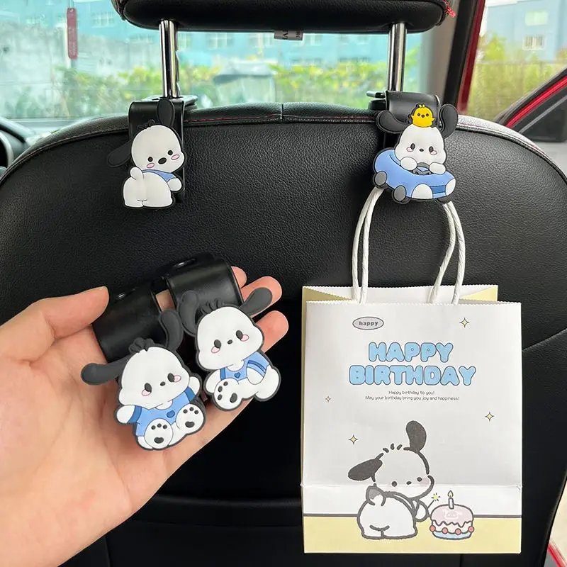 Kawaii Sanrioed Car Seat Back Hook Cartoon Cute Girlish Heart Pochacco Accessories Rear Car Hook Multi Functional Shelf Toy Gift
Kawaii Sanrioed Car Seat Back Hook Cartoon Cute Girlish Heart Pochacco Accessories Rear Car Hook Multi Functional Shelf Toy Gift