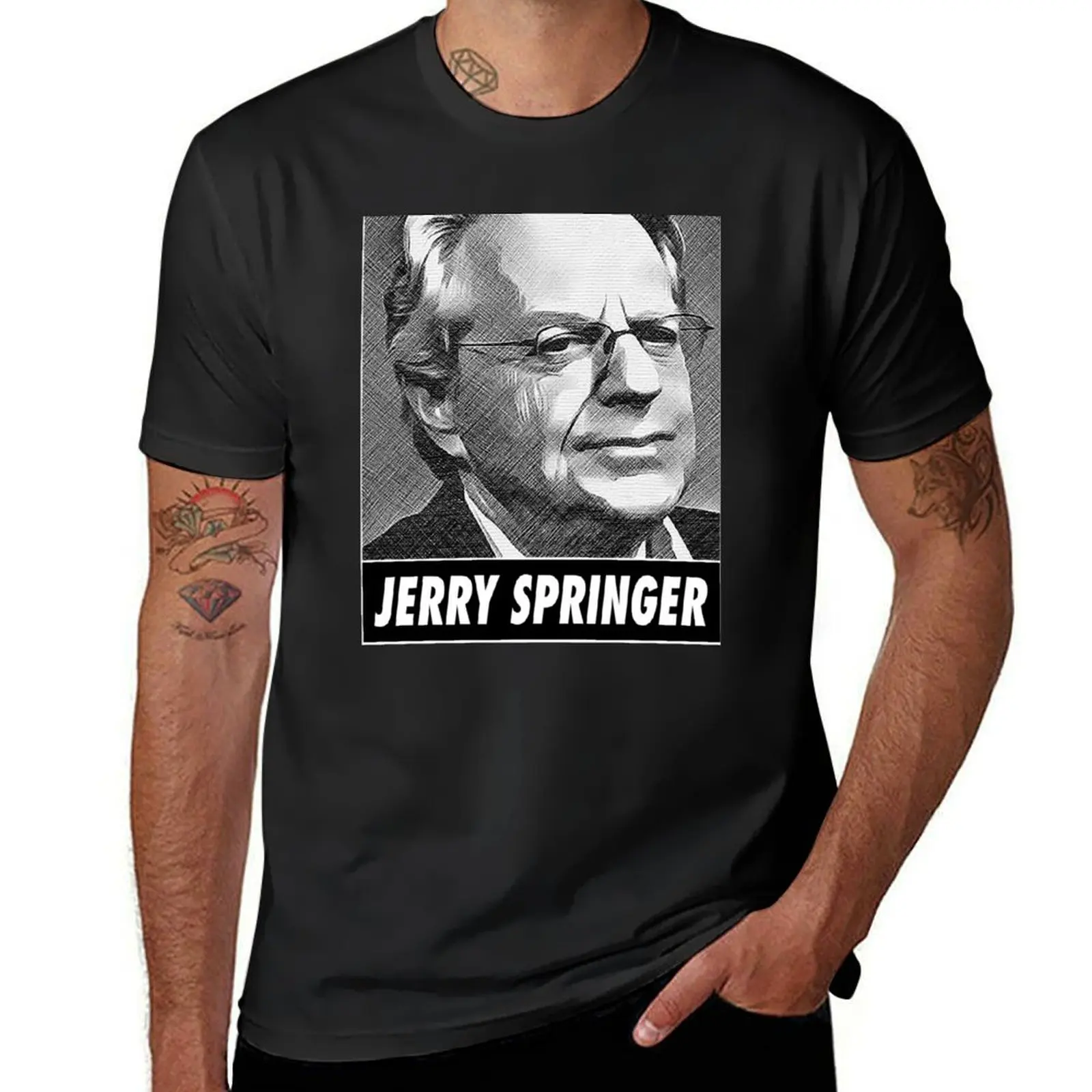 Jerry Springer Rip T-Shirt blacks quick drying sports fans mens t shirts casual stylish
Jerry Springer Rip T-Shirt blacks quick drying sports fans mens t shirts casual stylish