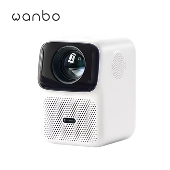 Wanbo T4 미니빔프로젝터 1080P 풀HD 450ANSI 루멘 안드로이드9.0 오토포커스 자동키스톤 스마트빔 홈시네마 가정용빔프로젝트 1GB 16GB 휴대용 캠핑용