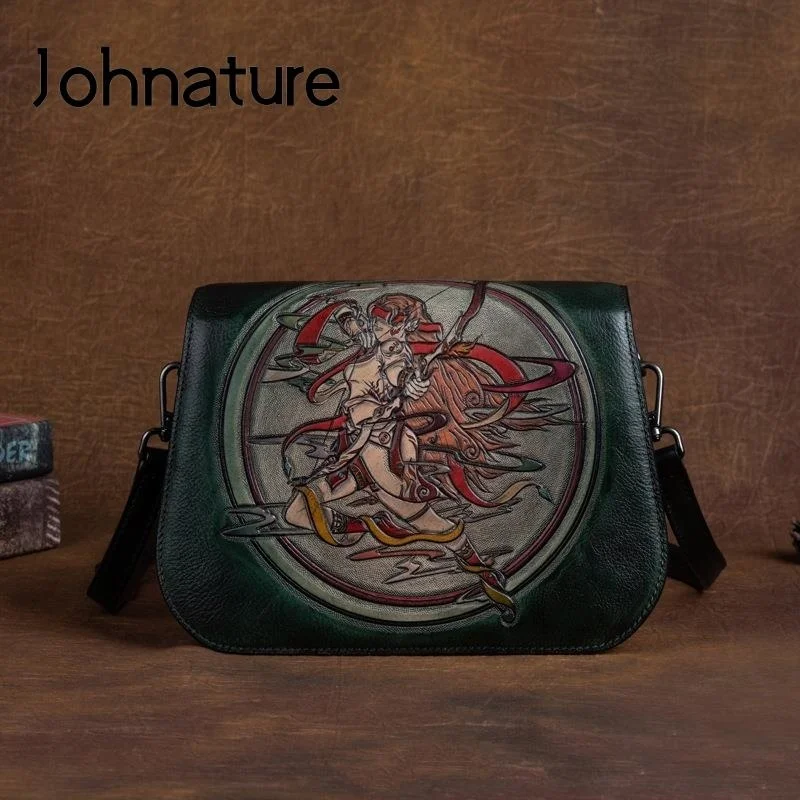 Vintage Embossed Genuine Leather Women Bag 2023 New Creative Constellation Totem Cowhide Shoulder & Crossbody Bags
Vintage Embossed Genuine Leather Women Bag 2023 New Creative Constellation Totem Cowhide Shoulder & Crossbody Bags
