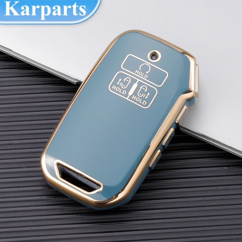 7 Button TPU Golden-edged Car Key Case for Kia K5 K3 K4 Sportage Carnival Sedona Key Cover Key Shell Car Accessories
7 Button TPU Golden-edged Car Key Case for Kia K5 K3 K4 Sportage Carnival Sedona Key Cover Key Shell Car Accessories