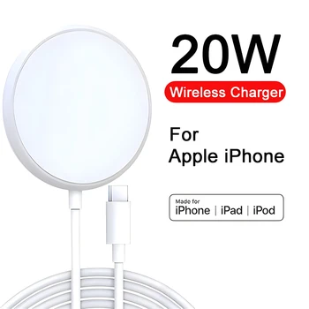 맥세이프 마그네틱 무선 충전기, 아이폰 15 프로 맥스, C 타입, 애플 아이폰 14, 13, 12, 11 프로용, 빠른 충전 휴대폰 액세서리 상품 이미지