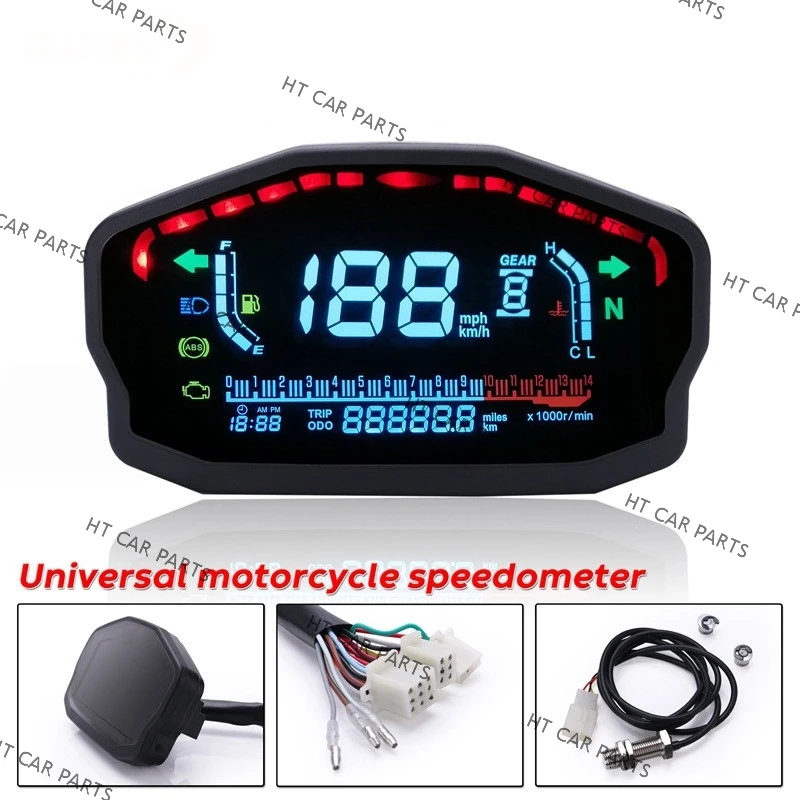 General motorcycle refitted ABS speed color screen LCD liquid crystal instrument speed tachometer mileage
General motorcycle refitted ABS speed color screen LCD liquid crystal instrument speed tachometer mileage