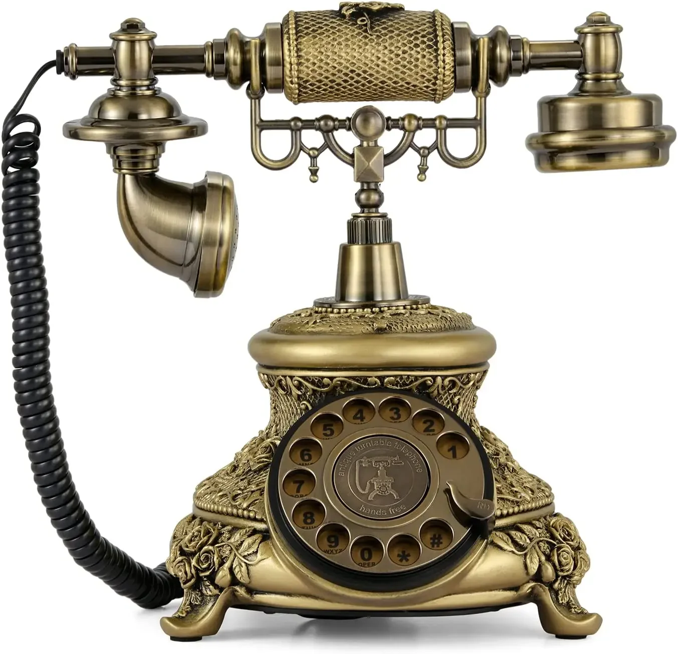 

Vintage Phone Antique Rotary Dial Telephone Retro Landline Telephones Decor Old Fashioned Antique Phone for Home Hotel Office