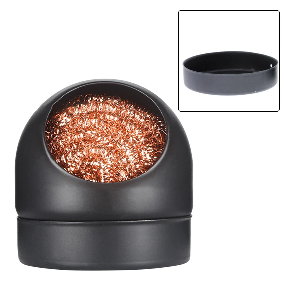 Solder Iron Tip Cleaner Ball Holder With Steel Wire Metal Brass Holder Station Stainless Steel Soldering Tip Cleaning Tools
Solder Iron Tip Cleaner Ball Holder With Steel Wire Metal Brass Holder Station Stainless Steel Soldering Tip Cleaning Tools