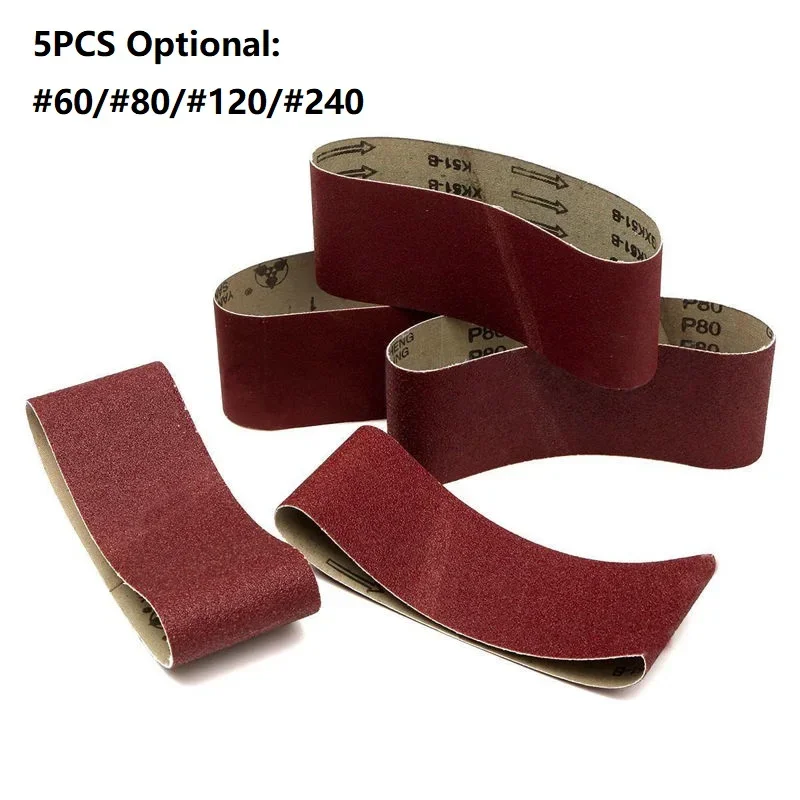 5PCS 75×457mm Sanding Belts Polishing Grinding Woodworking Sandpaper Abrasive 60# 80# 120# 240# Grit Multifunctional Belts
5PCS 75×457mm Sanding Belts Polishing Grinding Woodworking Sandpaper Abrasive 60# 80# 120# 240# Grit Multifunctional Belts